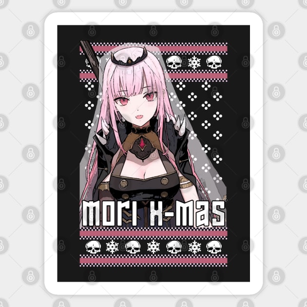 Mori Calliope X-mas Hololive Christmas Sticker by TonaPlancarte